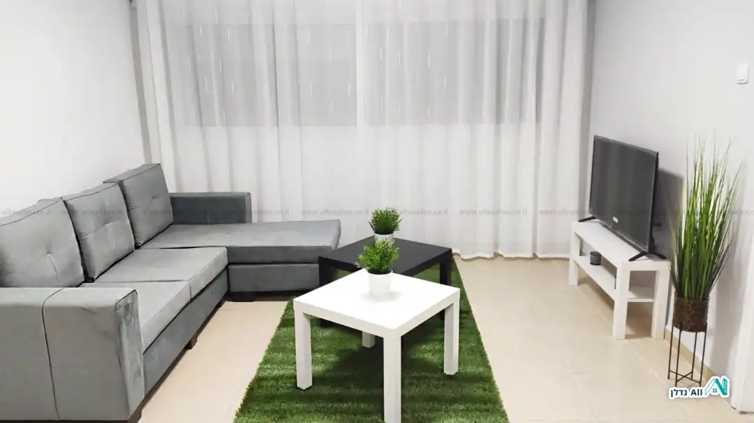 סלון שעבר מהפך בבית שנרכש באמצעות תיווך חברת כן נדלן