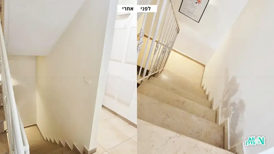 טיפול ברטיבות ברחבי הבית וצביעה