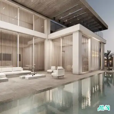 פרויקט יוקרה עם בריכה