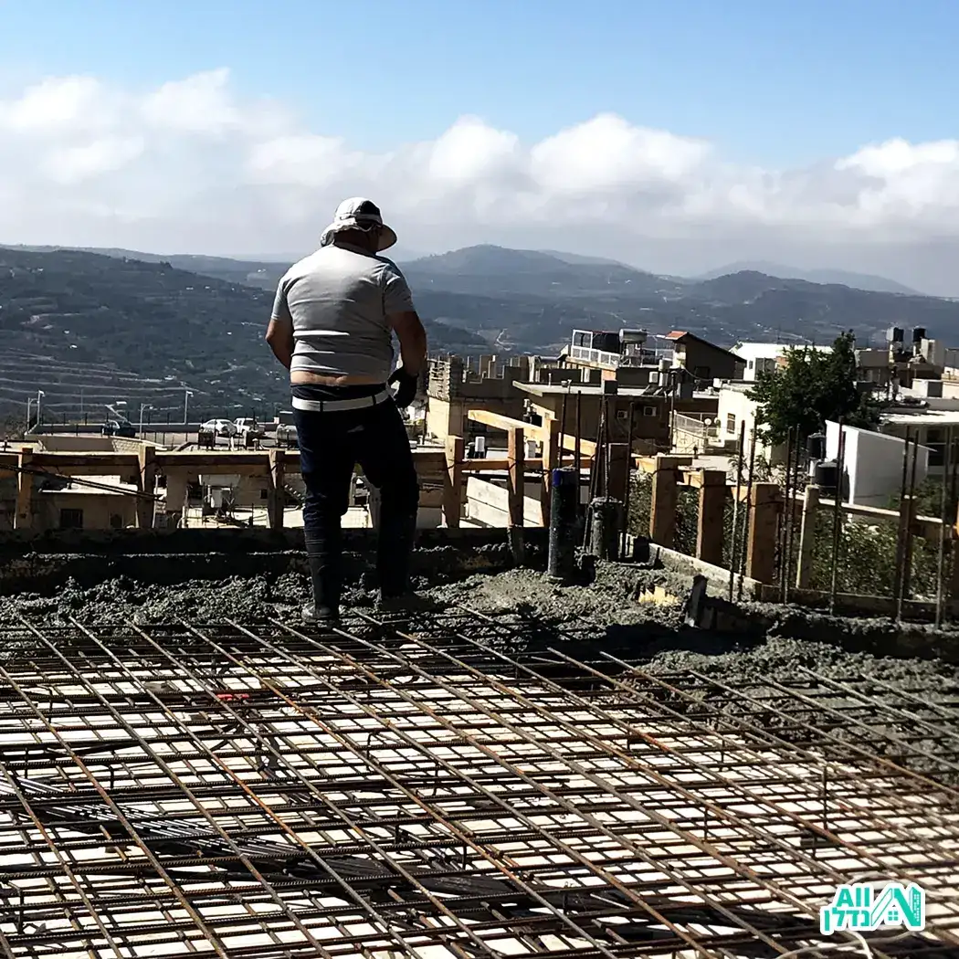מבנה בתהליכי בניה בניהול חברת ג.ס.א. לבניין