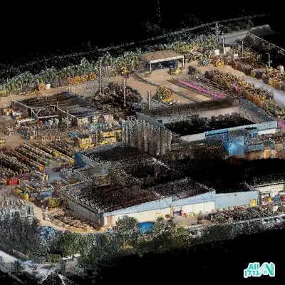 מפעל מוצרי פלסטיק, שער הגולן - סריקת 3D של תכנון ואיתור תשתיות