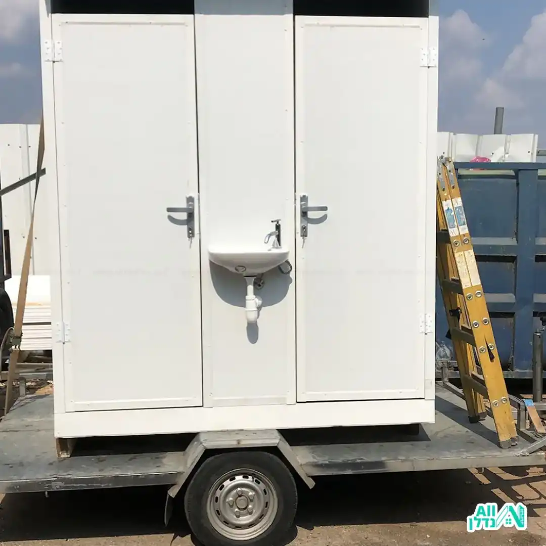 הובלת תאי שירותים שנבנו בבניה קלה