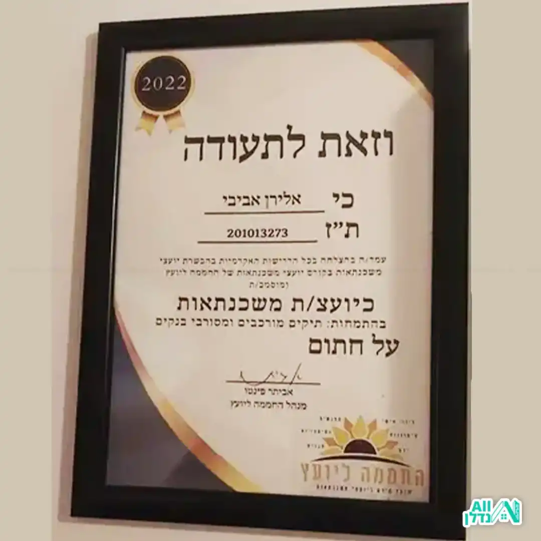 אלירן אביבי יועץ משכנתאות לבוש בחליפה