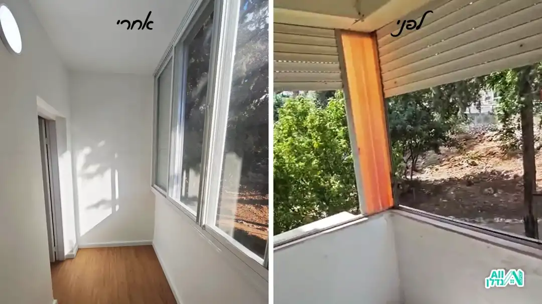 חדר רחצה שעבר שיפוץ מקיף