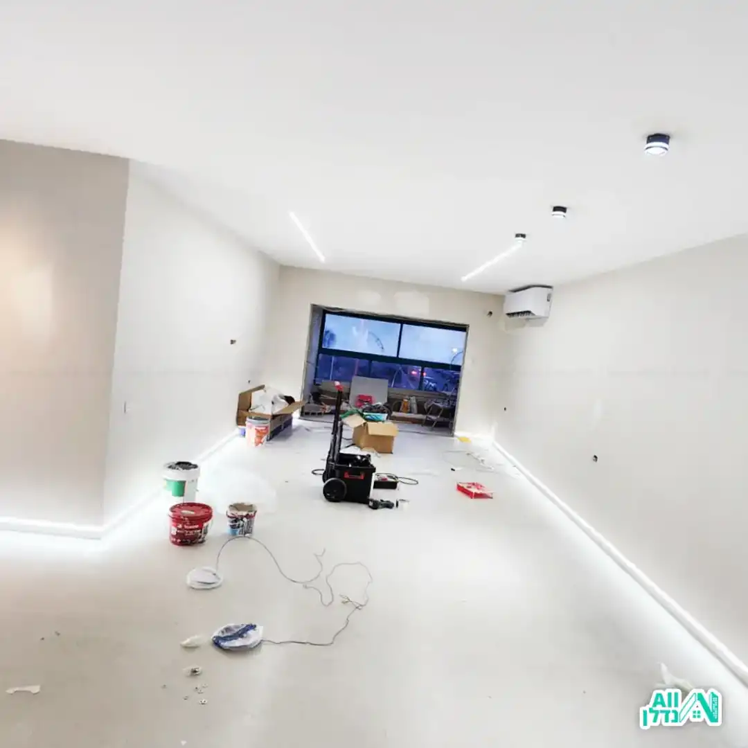 מטבח לאחר שיפוץ וריצוף