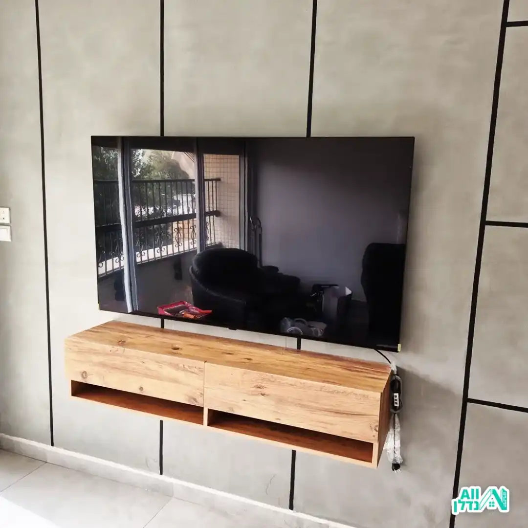 תליית טלוויזיה ומזנון