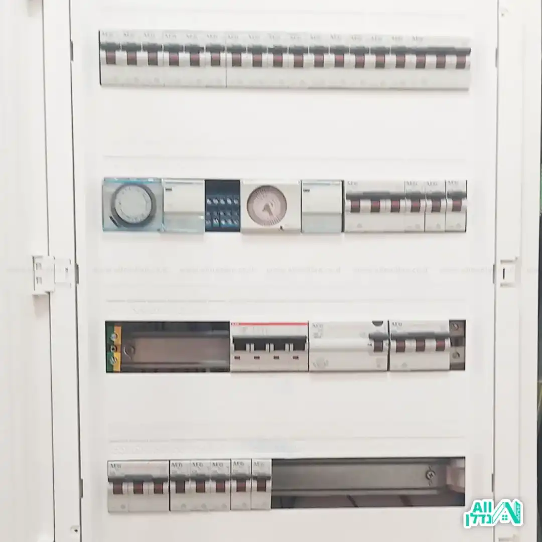 אחרי - סגירת ארון חשמל חדש